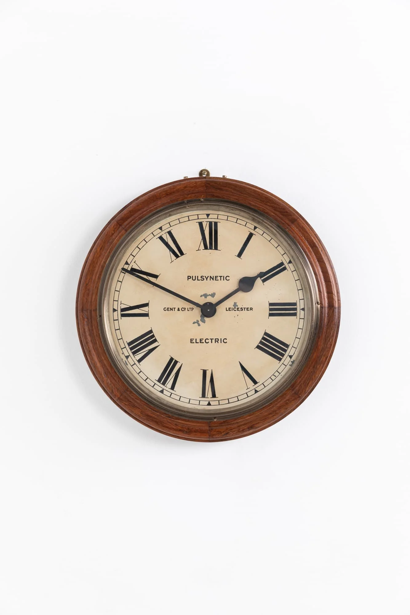 Wooden Gents of Leicester Slave Wall Clock — Antiques Workshop